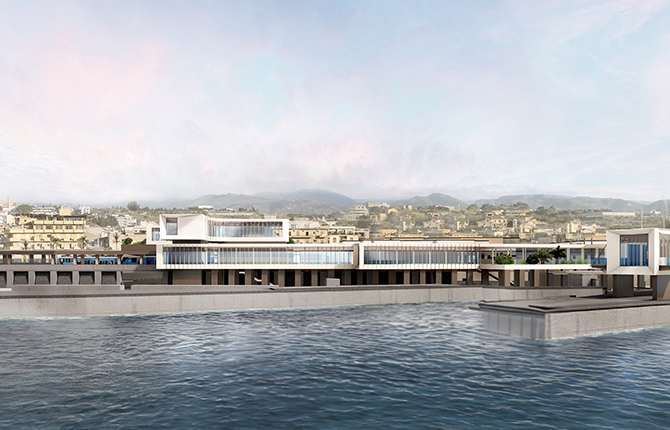 Hub intermodale <br>stazione e terminal marittimo